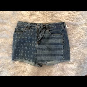 Old navy Stars and Stripes Fourth of July jean shorts